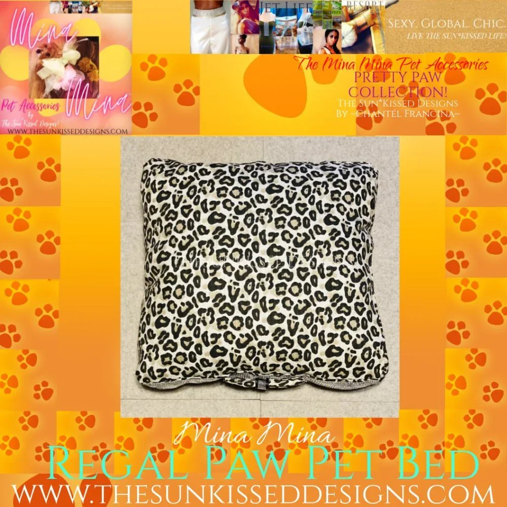 2 Mina Mina Regal Paw Pet Beds By~The Sun*Kissed Designs